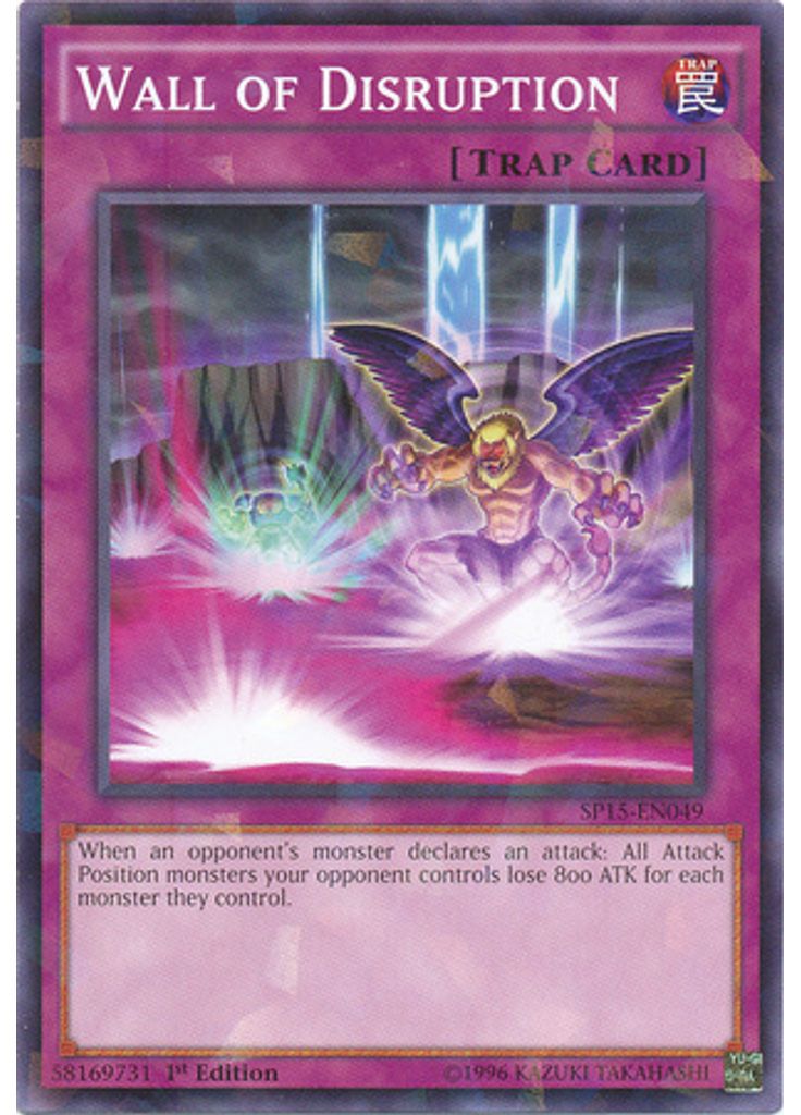 Wall of Disruption (Shatterfoil Rare 1st Edition)