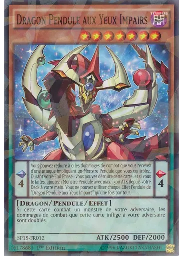 Dragon Pendule aux Yeux Impairs