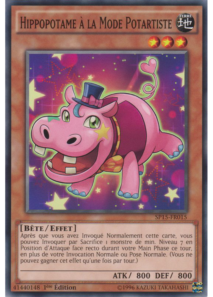 Hippopotame à la Mode Potartiste
