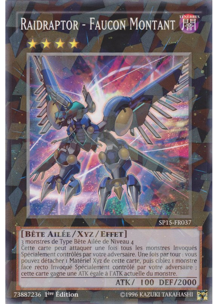 Raidraptor - Faucon Montant (Shatterfoil Rare 1st Edition)