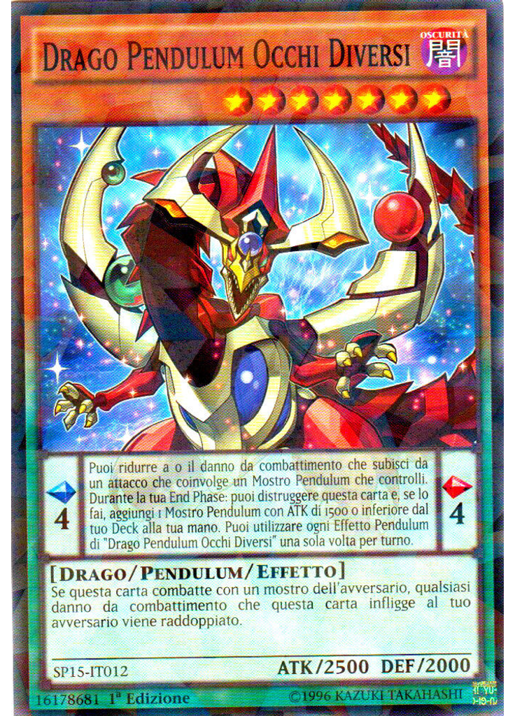 Drago Pendulum Occhi Diversi