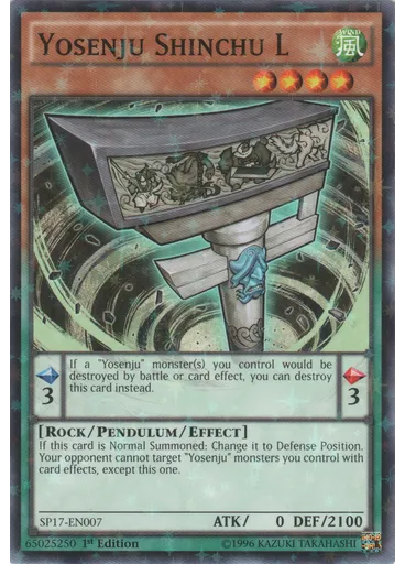 Yosenju Shinchu L (Starfoil Rare 1st Edition)