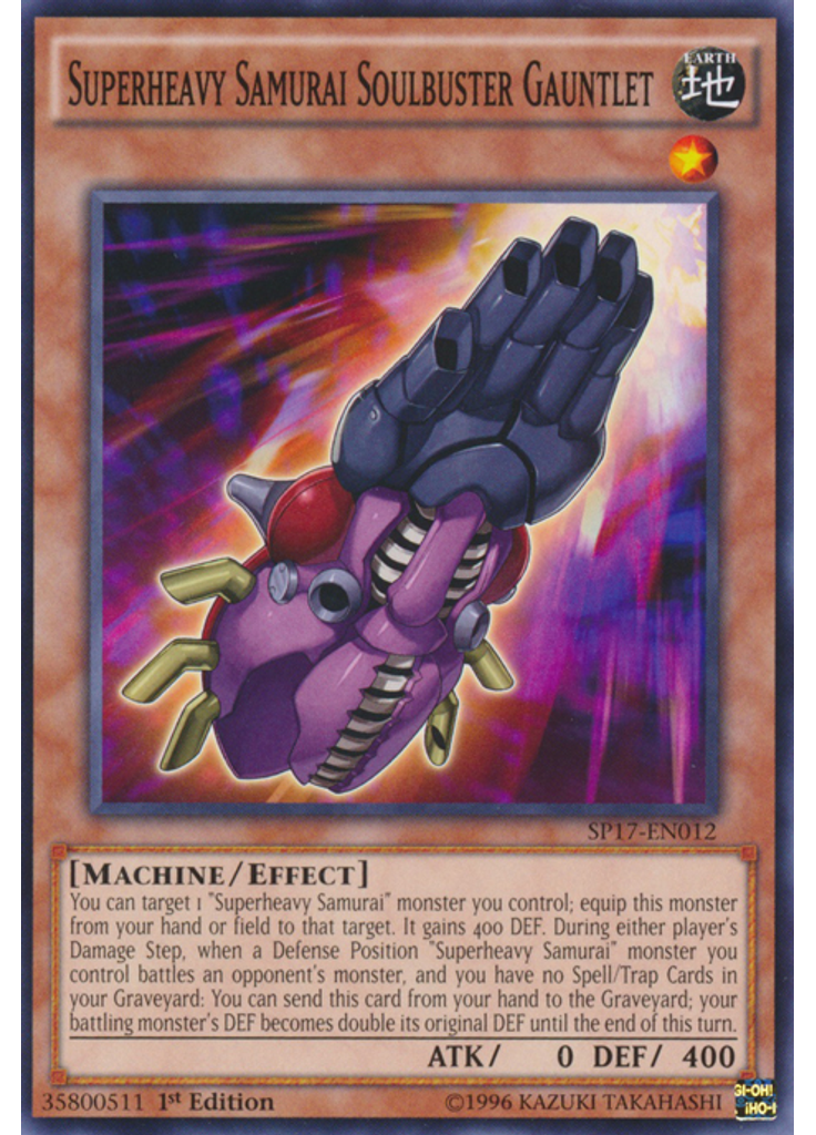 Superheavy Samurai Soulbuster Gauntlet