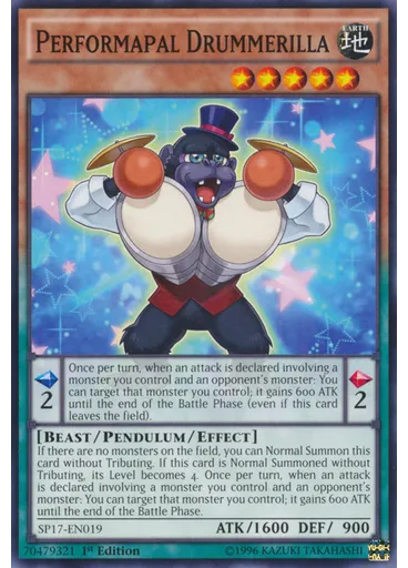 Performapal Drummerilla — Star Pack Battle Royal
