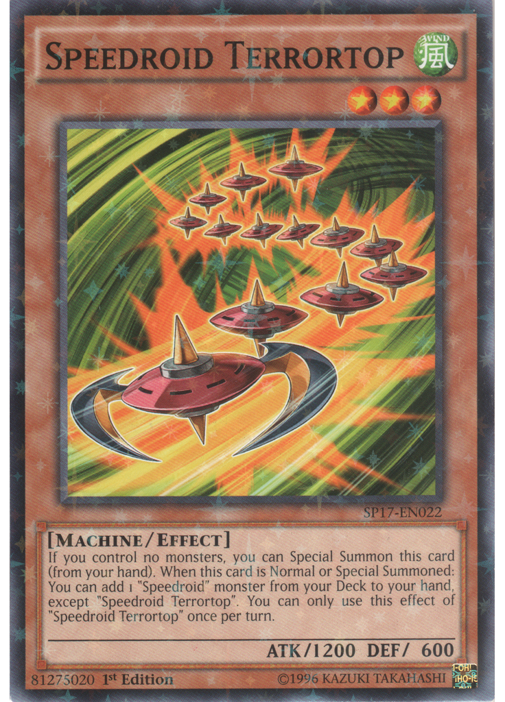 Speedroid Terrortop (Starfoil Rare 1st Edition)