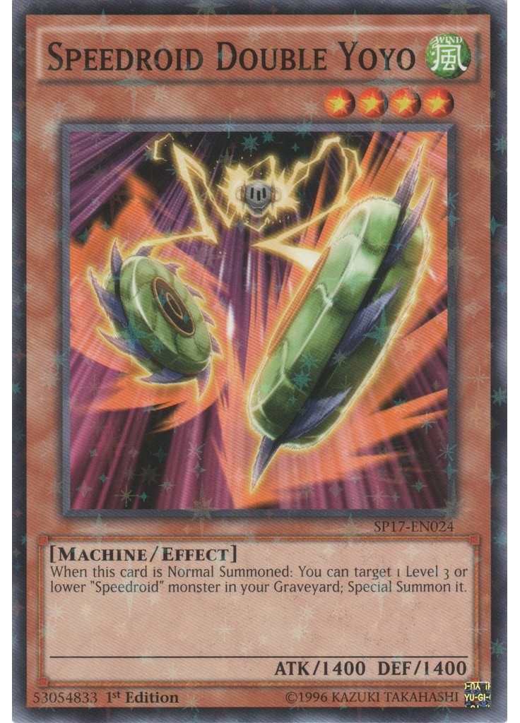Speedroid Double Yoyo (Starfoil Rare 1st Edition)