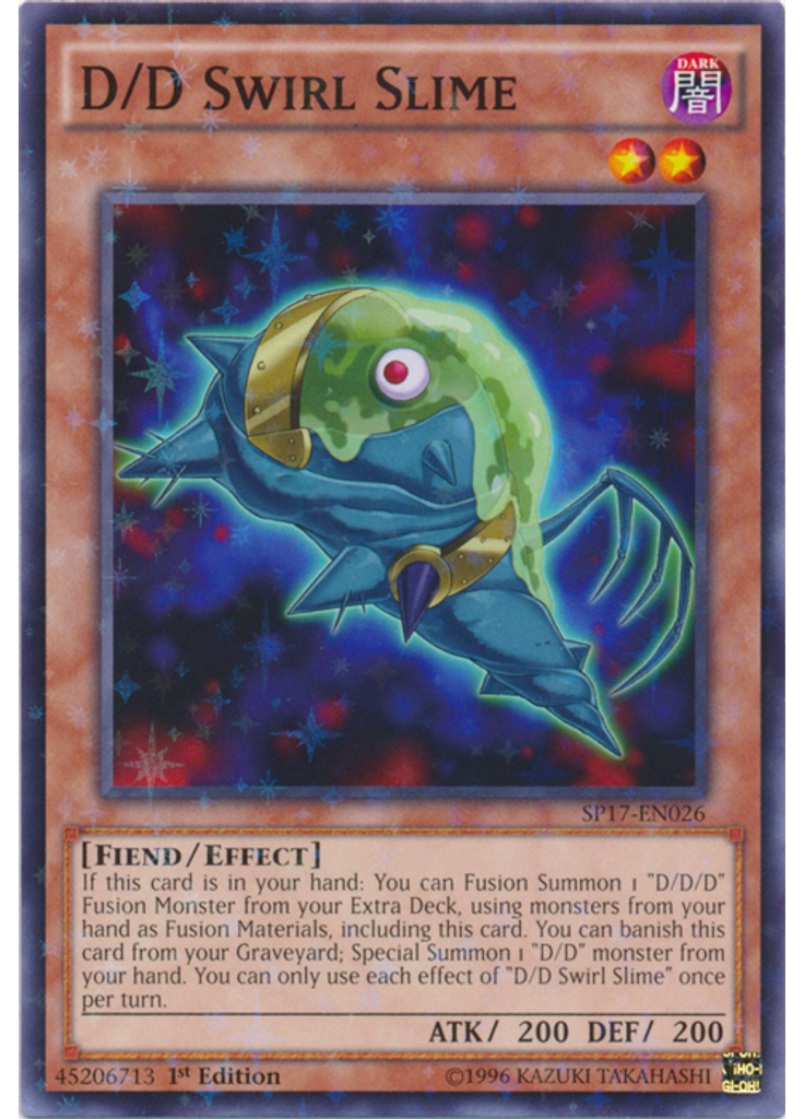 D/D Swirl Slime (Starfoil Rare 1st Edition)