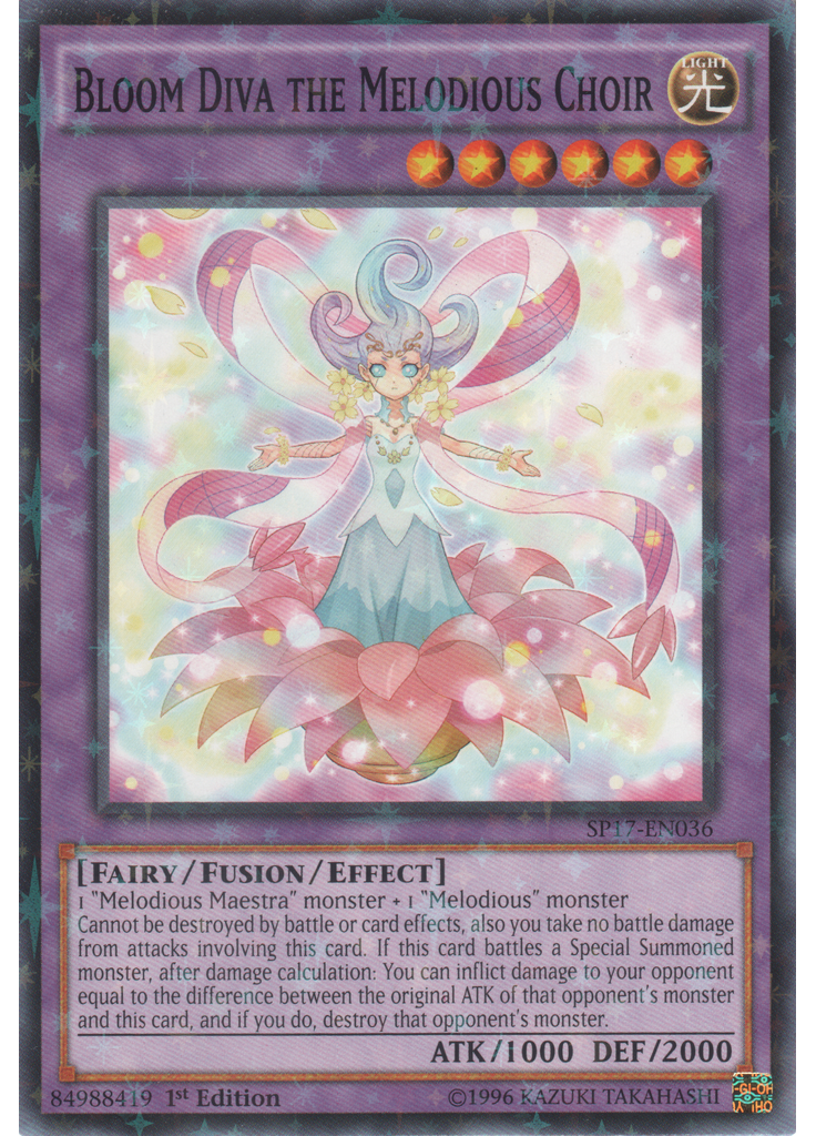 Bloom Diva the Melodious Choir (Starfoil Rare 1st Edition)