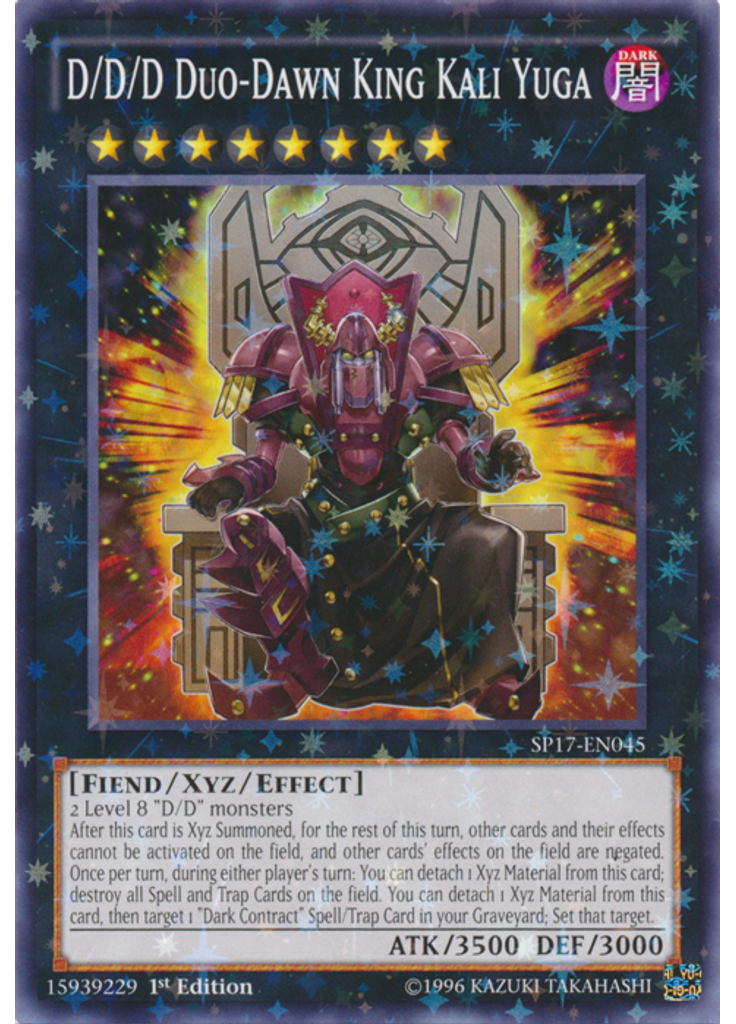 D/D/D Duo-Dawn King Kali Yuga (Starfoil Rare 1st Edition)
