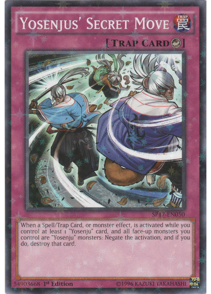 Yosenjus' Secret Move (Starfoil Rare 1st Edition)