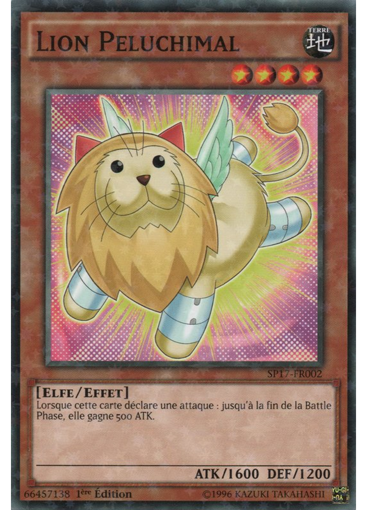 Lion Peluchimal (Starfoil Rare 1st Edition)