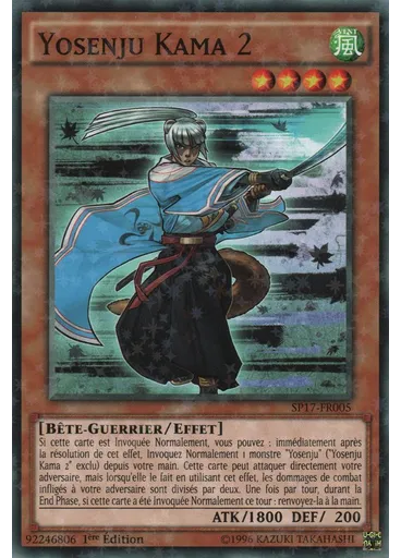 Yosenju Kama 2 (Starfoil Rare 1st Edition)
