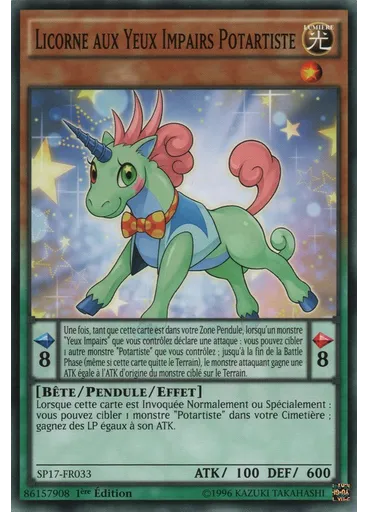 Licorne aux Yeux Impairs Potartiste