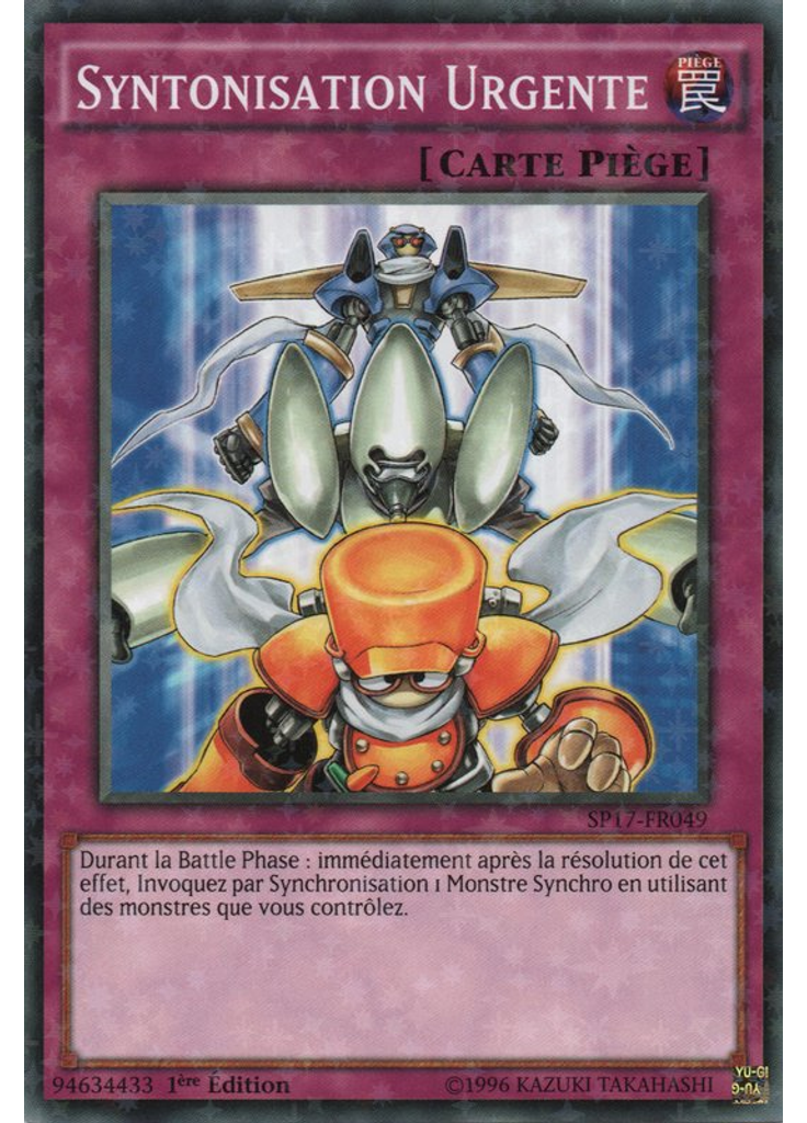 Syntonisation Urgente (Starfoil Rare 1st Edition)