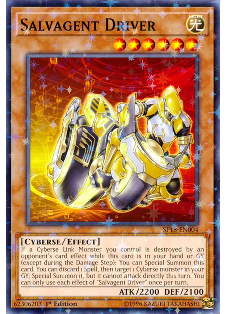 Salvagent Driver (Starfoil Rare 1st Edition)