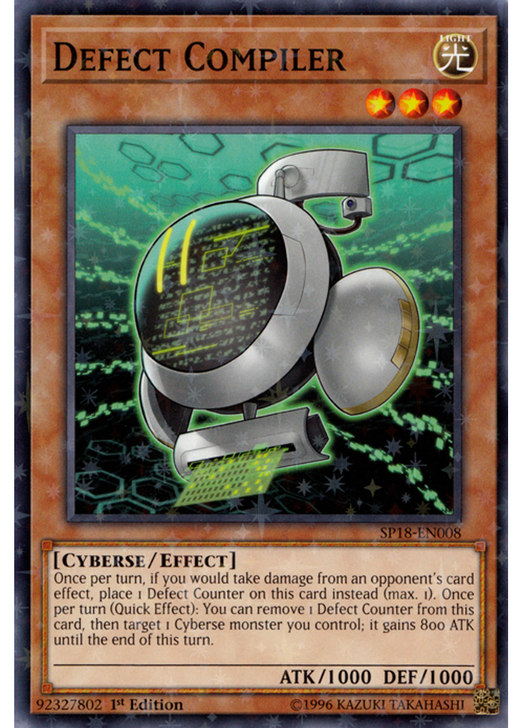 Defect Compiler (Starfoil Rare 1st Edition)