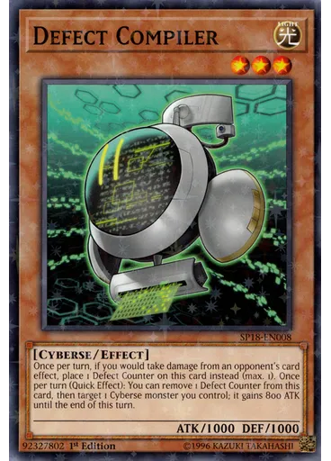 Defect Compiler (Starfoil Rare 1st Edition)