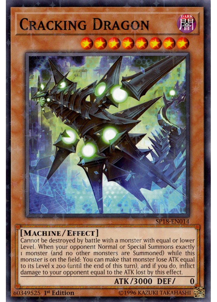 Cracking Dragon (Starfoil Rare 1st Edition)
