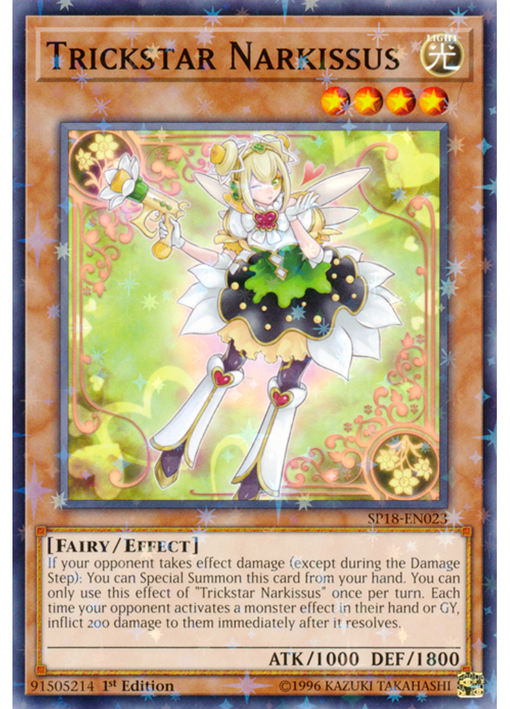 Trickstar Narkissus (Starfoil Rare 1st Edition)