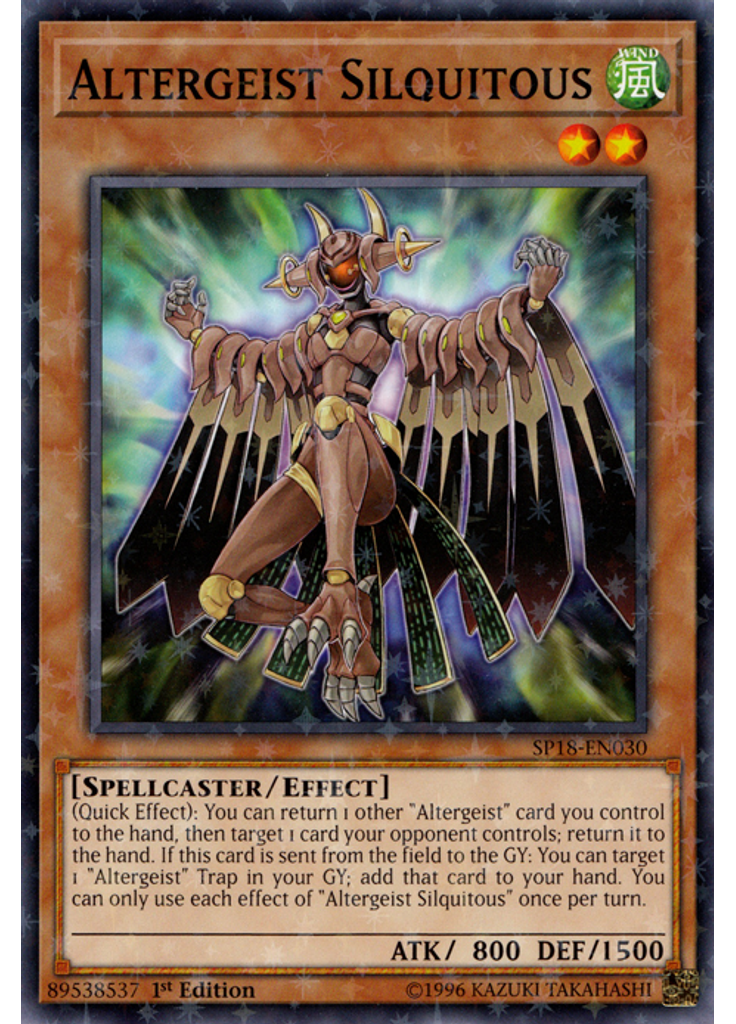 Altergeist Silquitous (Starfoil Rare 1st Edition)