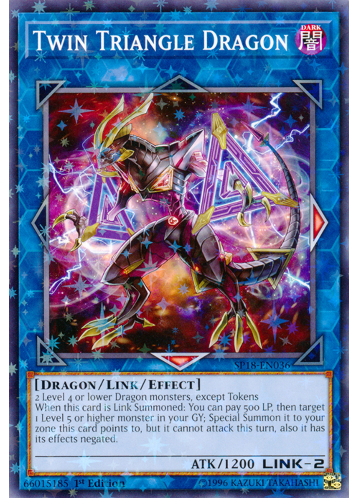 Twin Triangle Dragon (Starfoil Rare 1st Edition)