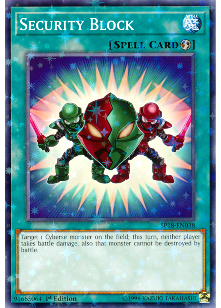 Security Block (Starfoil Rare 1st Edition)