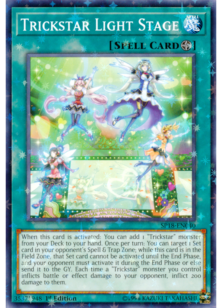 Trickstar Light Stage (Starfoil Rare 1st Edition)