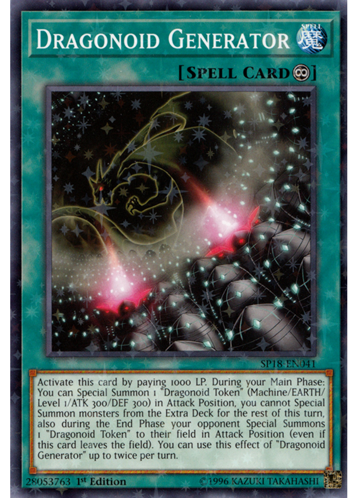 Dragonoid Generator (Starfoil Rare 1st Edition)