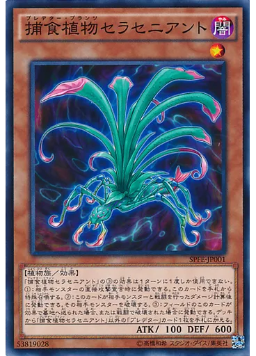 捕食植物セラセニアント