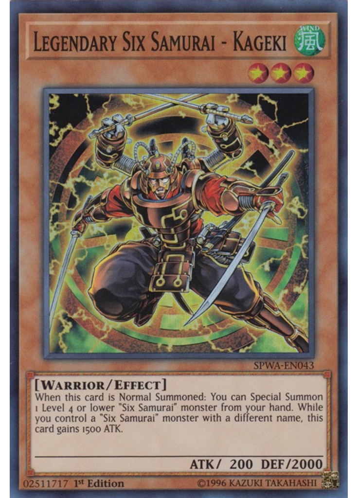 Legendary Six Samurai - Kageki