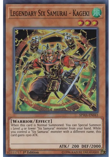 Legendary Six Samurai - Kageki