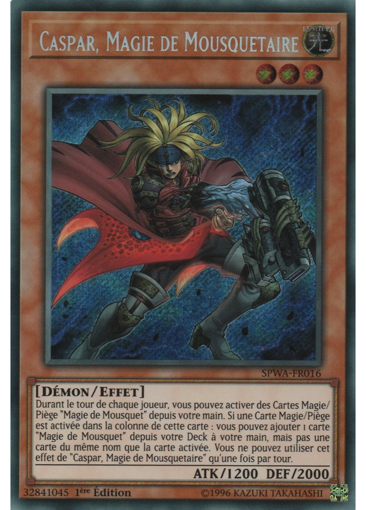 Caspar, Magie de Mousquetaire