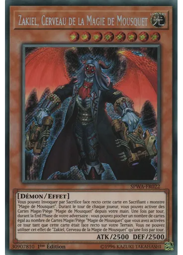 Zakiel, Cerveau de la Magie de Mousquet