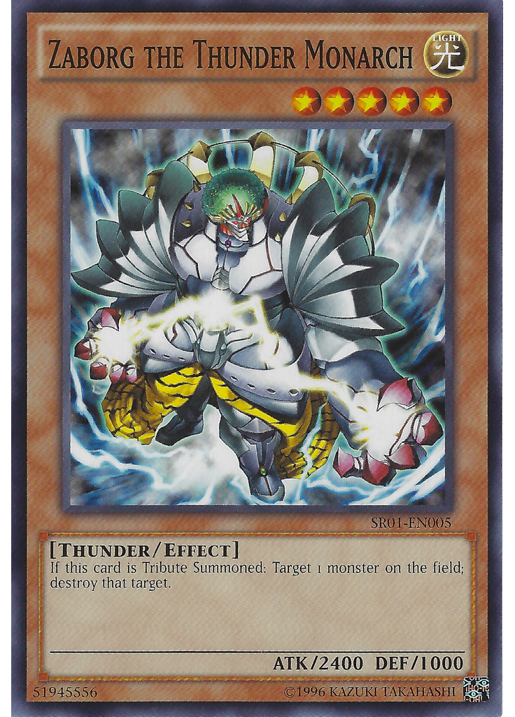 Zaborg the Thunder Monarch (Common Unlimited)