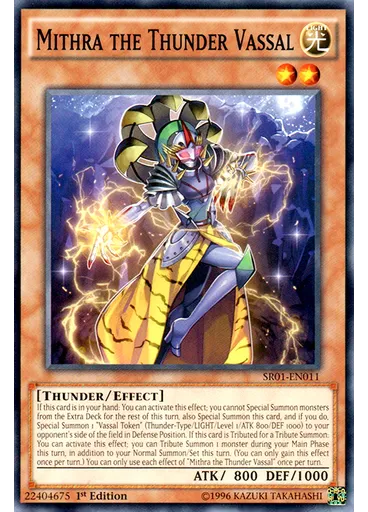 Mithra the Thunder Vassal — Emperor of Darkness Structure Deck