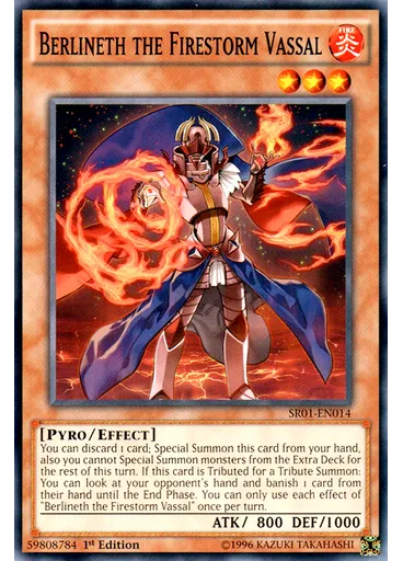 Berlineth the Firestorm Vassal — Emperor of Darkness Structure Deck