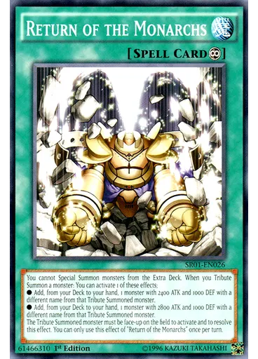 Return of the Monarchs — Emperor of Darkness Structure Deck
