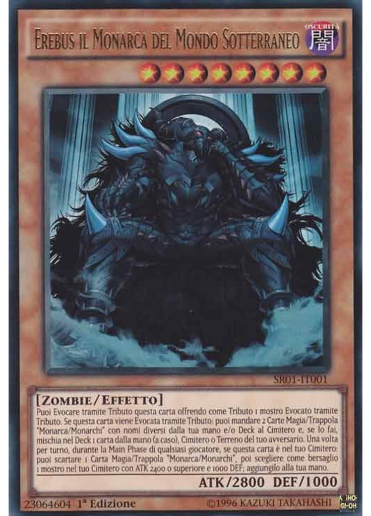 Erebus il Monarca del Mondo Sotterraneo