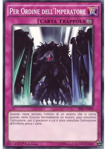 Per Ordine dell'Imperatore — Imperatore dell'Oscurità Structure Deck
