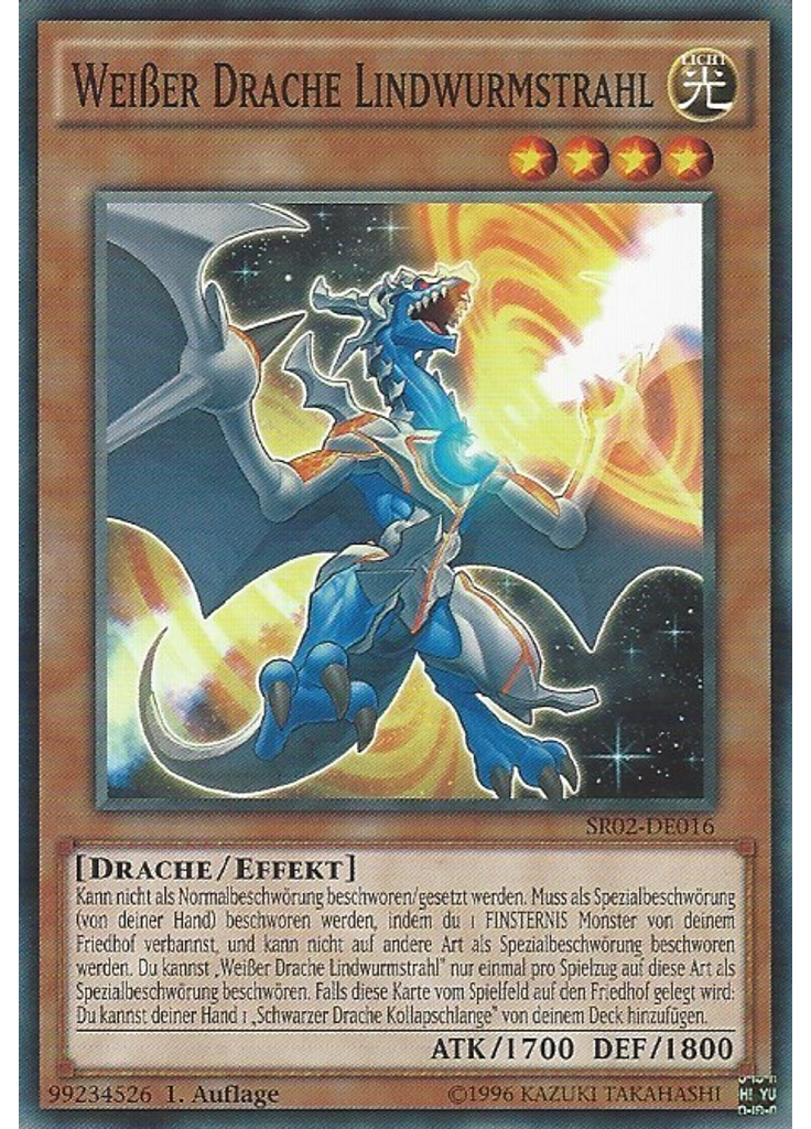 Weißer Drache Lindwurmstrahl