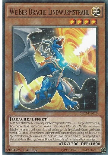 Weißer Drache Lindwurmstrahl