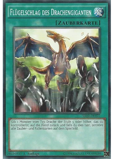 Flügelschlag des Drachengiganten