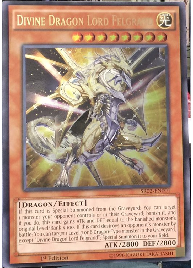 Divine Dragon Lord Felgrand (Ultra Rare 1st Edition Gc)