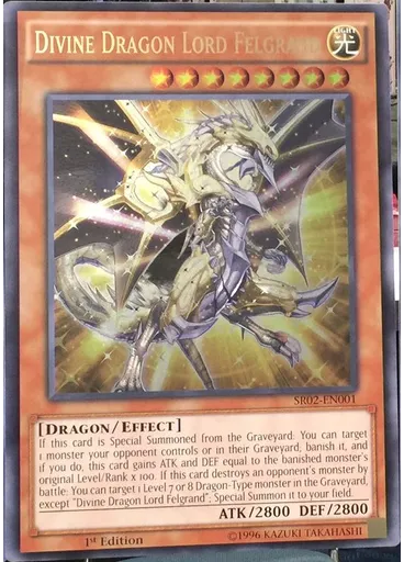 Divine Dragon Lord Felgrand (Ultra Rare 1st Edition Gc)