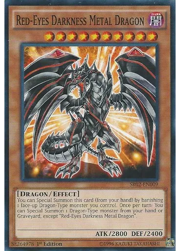 Red-Eyes Darkness Metal Dragon