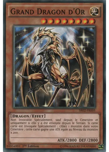Grand Dragon d'Or — La Résurrection des Véritables Dragons Deck de Structure