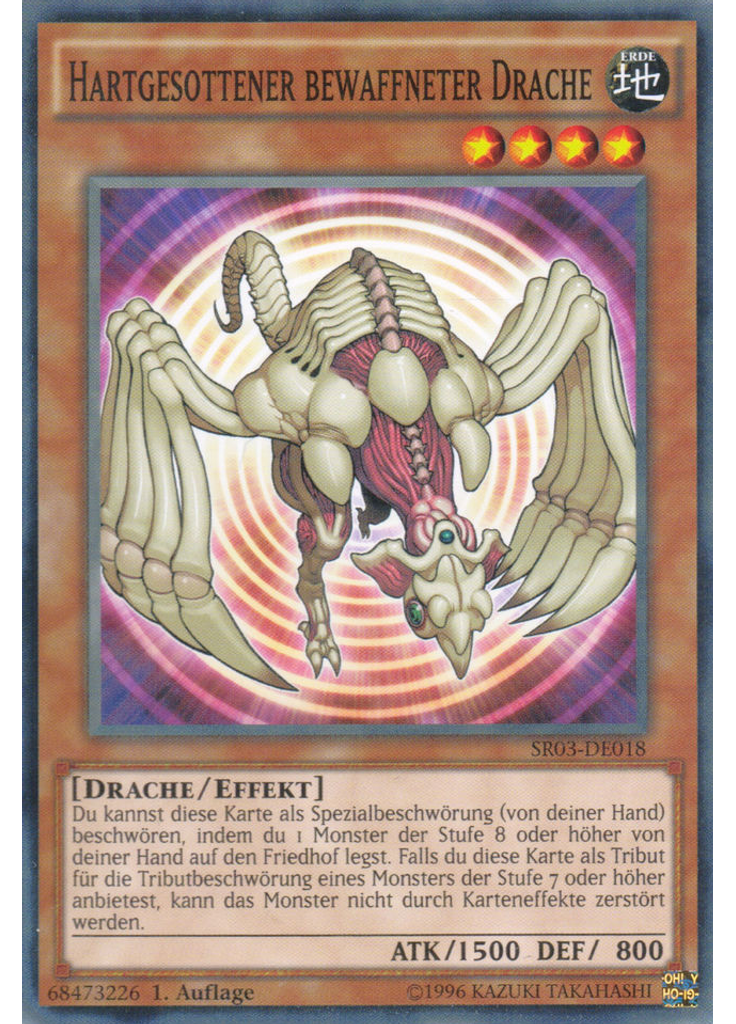Hartgesottener bewaffneter Drache