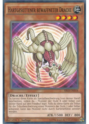 Hartgesottener bewaffneter Drache
