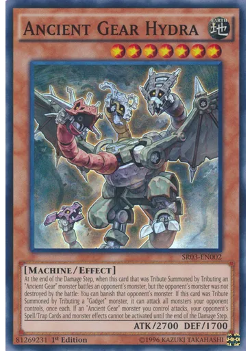 Ancient Gear Hydra — Machine Reactor Structure Deck