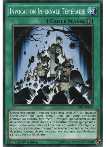Invocation Infernale Téméraire